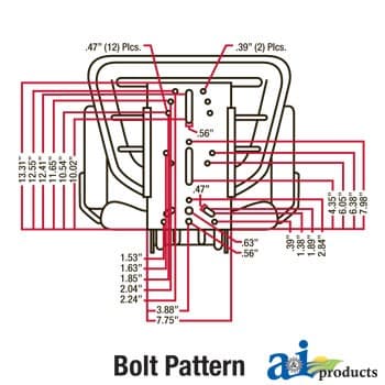 008000167B91 - Complete Seat, BLK VINYL - Thumbnail 5