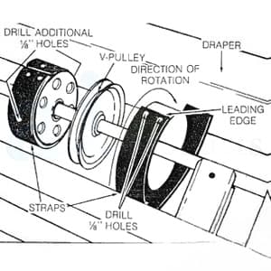 1001839 - Kit: Converts 6 metal drapers to 6 rubber belt W/ plastic teeth - Thumbnail 2