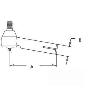 1028098M91 - Inner (LH) Tie Rod