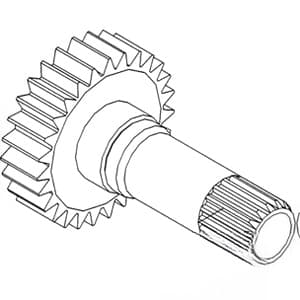 104401C1 - Shaft, IPTO Drive