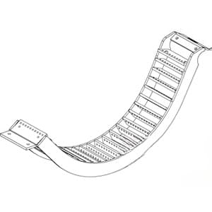 104904W91 - Small Grain Concave; Low Wire