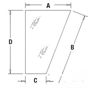 107234A1 - Glass, Knee, Lower (LH)
