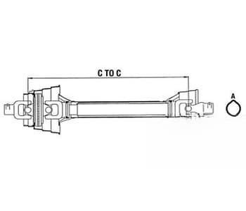 108923001 - 540 RPM Complete 80° CV Driveline - Thumbnail 2