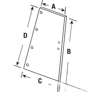 109319C2 - Glass, Rear, Quarter (LH/RH)