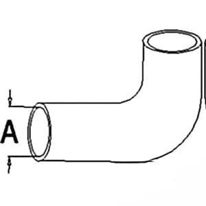 100023A - Upper Radiator Hose