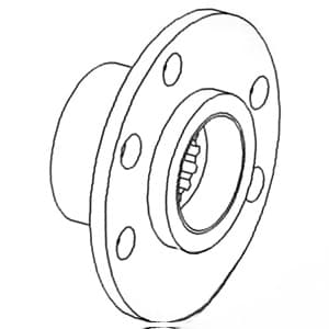 10A7188 - Flywheel w/ Bushing Hub
