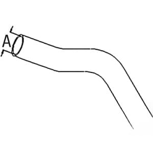 10A7815 - Lower Radiator Hose