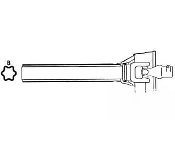 110680021 - 540 RPM Implement Half 80° CV Driveline