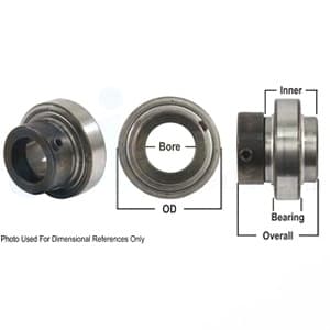 1200KRR-P - Non-Relubricatable Ball; Cylindrical W/ Collar Bearing - Thumbnail 4