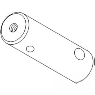 1259512C2 - HD Square Axle Rear Pivot Pin