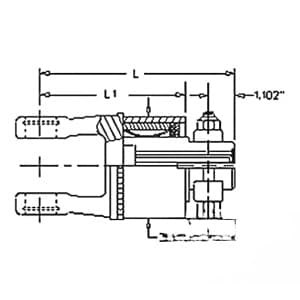 127192001 - Overrunning; 1 3/8" - 6 spline QD Clutch