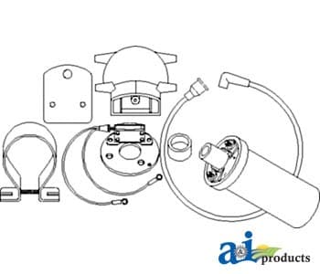 1247XT - Ignitor & Coil Conversion Kit; 12 Volt, Negative Ground