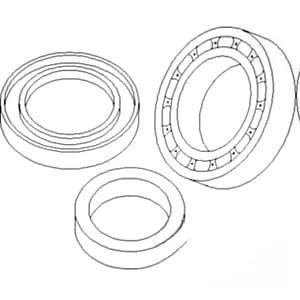 1277253C1 - MFD Planetary Axle Yoke Assy Seal & Bearing Kit