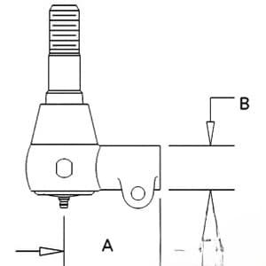 1280566C2 - Power Steering Cylinder End