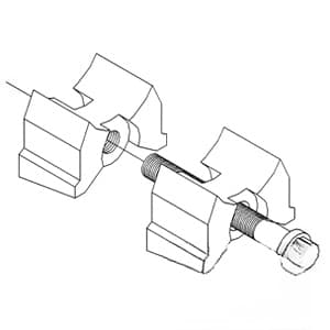 1287801C91 - Rear Wheel (3.25") Wedge Kit