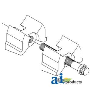 1287801C91 - Wedge Kit, Rear Wheel (3.25")