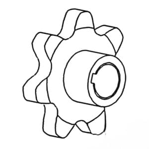 1302200C1 - Clean/ Tailings Elevator Sprocket