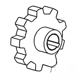 1317192C1 - Clean Grain Elevator Sprocket