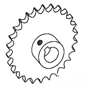1317412C1 - Grain Elevator Drive Sprocket