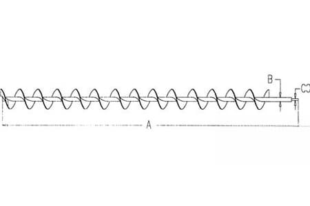 1317935C1 - 172" 1-piece Unloading Auger