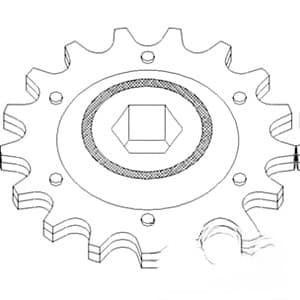 1319759C1 - Clean Grain Elevator Idler Sprocket