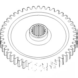 1342559C2 - Gear, Driven; Independent PTO, 46 Tooth