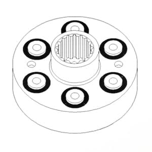 1345307C1 - Rotor Drive Coupling - Thumbnail 2