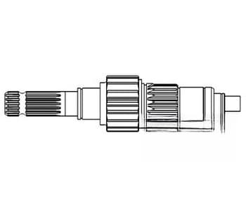 148664C1 - Shaft, PTO 1000 RPM, Dual Speed