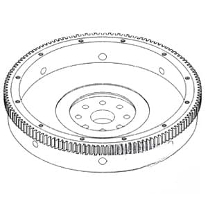 142022C91 - Flywheel w/ 326759R1 Ring Gear