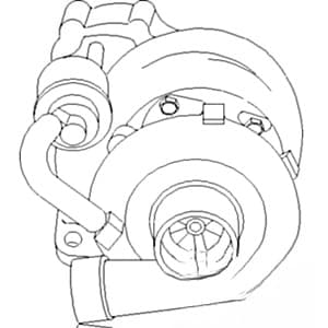 1447769E91 - Turbocharger - Thumbnail 4