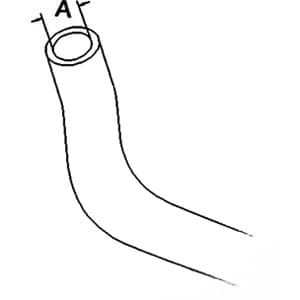 15484-72940 - Upper Radiator Hose