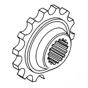 155533A - Rear Coupler Sprocket