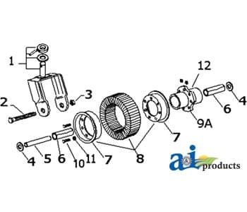 15591BH - Nut, Lock 3/4" - 10