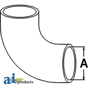 158624A - Radiator Hose, Lower