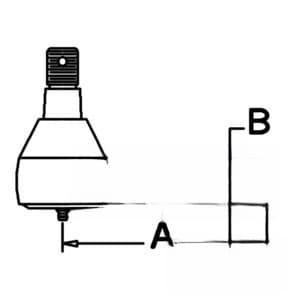 1617829M1 - Tie Rod End (RH) - Thumbnail 4