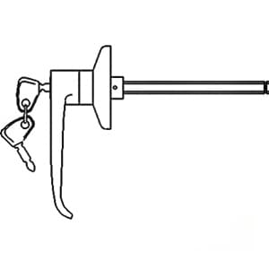 1667203M92 - L Handle (Locking) - Thumbnail 2