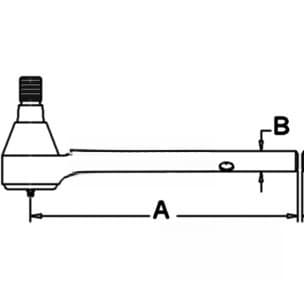 1692144M1 - Front Tie Rod