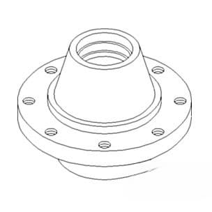 169293C11 - Hub, Steering Axle