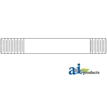 1667579M2 - Stud, Rockshaft Cylinder Rear - Image 1