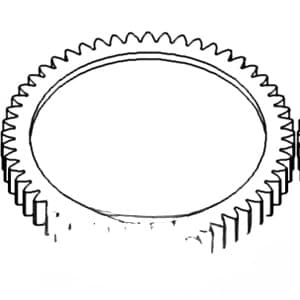 1671706M4 - Constant Mesh PTO Gear