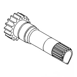 1677740M1 - Transmission Input Shaft