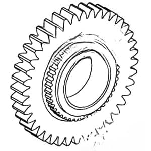 1686028M91 - 2nd Transmission Gear