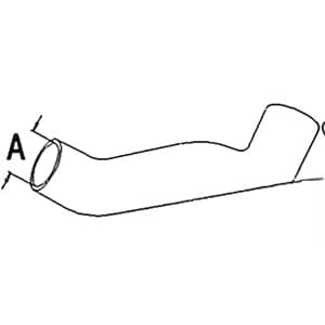 168687A - Upper Radiator Hose