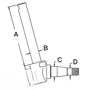 1693306M93 - Spindle (LH)