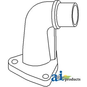 1693855M1 - Elbow, Exhaust (90°)