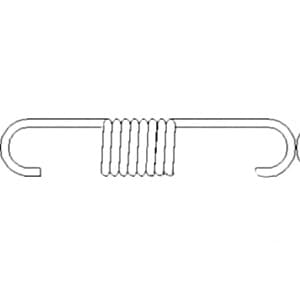 1695472M1 - Hand Throttle Return Spring
