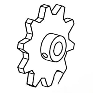 176278C1 - Gathering Chain Drive Sprocket