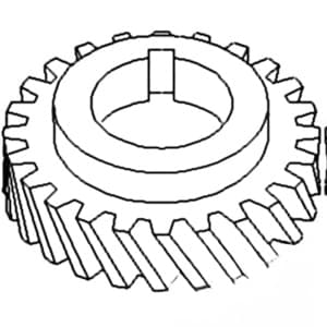 1750054M1 - Crankshaft Timing Gear