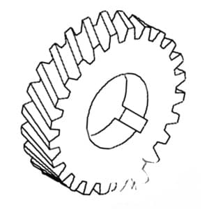 1750284M1 - Crankshaft Timing Gear