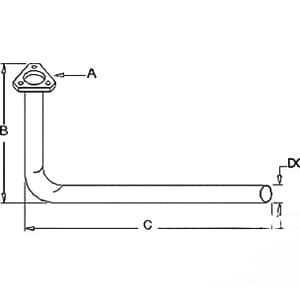 181600M92 - EXHAUST PIPE - Thumbnail 2